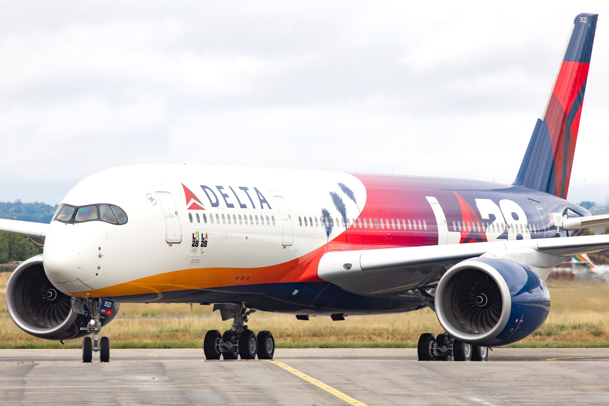 Delta operates Olympic Flag Flight for LA28