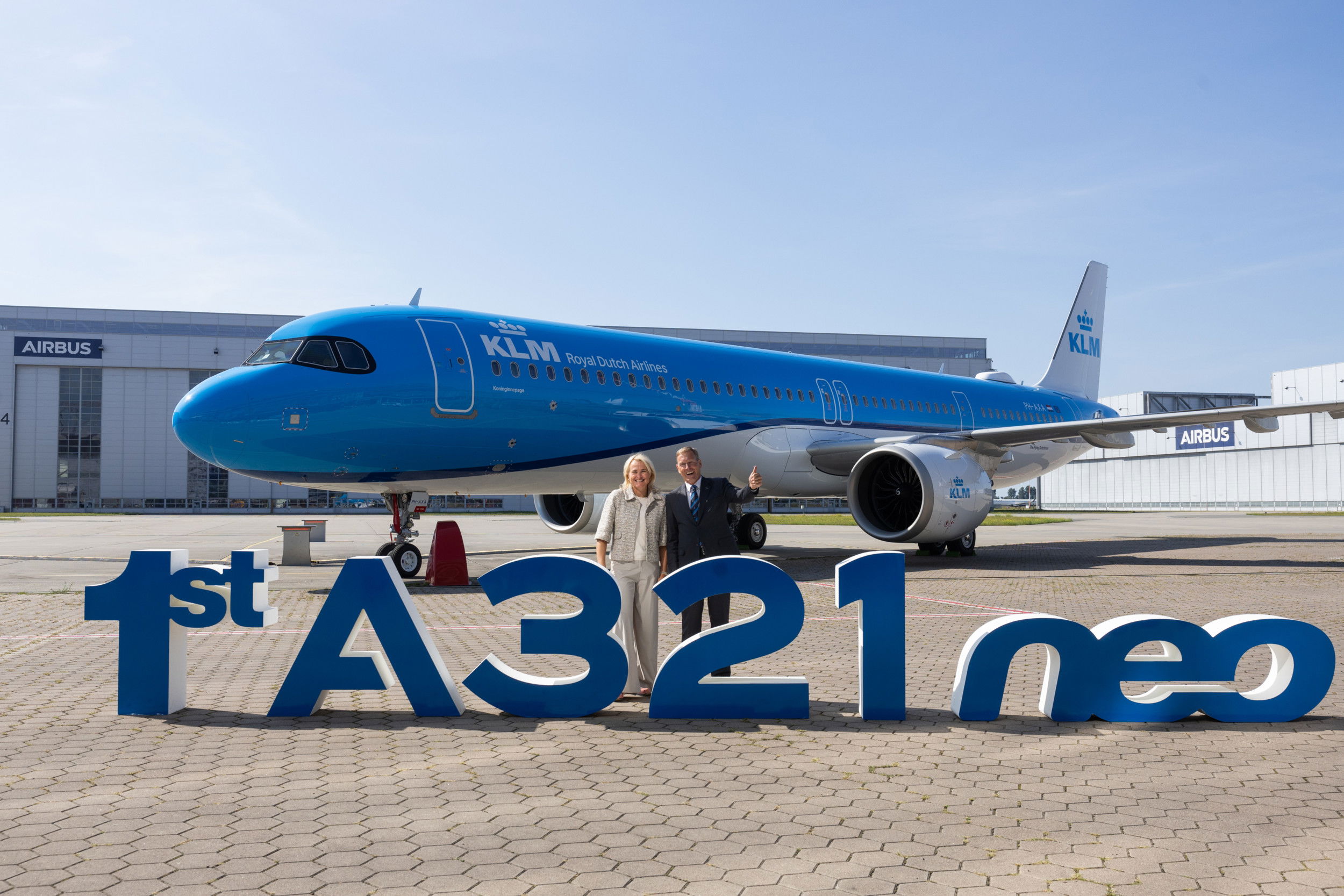 KLM takes delivery of its first Airbus A321neo