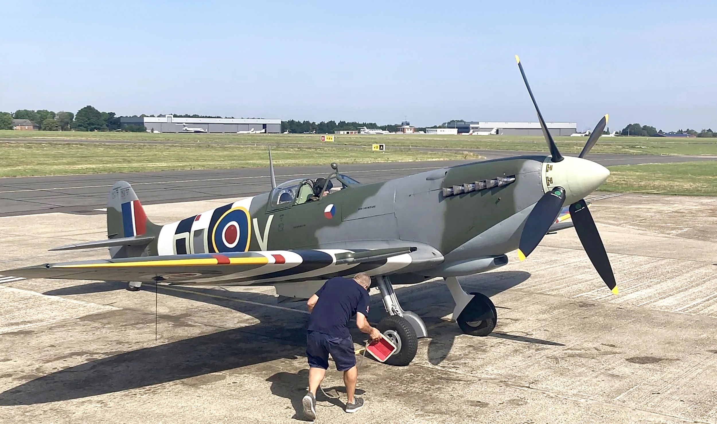 Spitfire MK912 makes it 16 for Biggin Hill