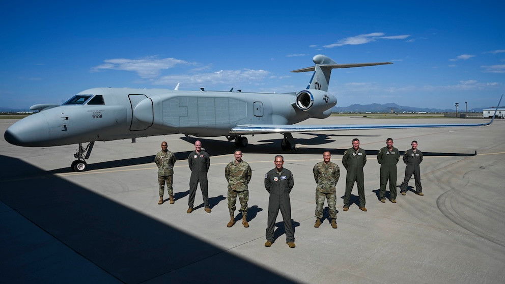 First EA-37B Compass Call Delivered