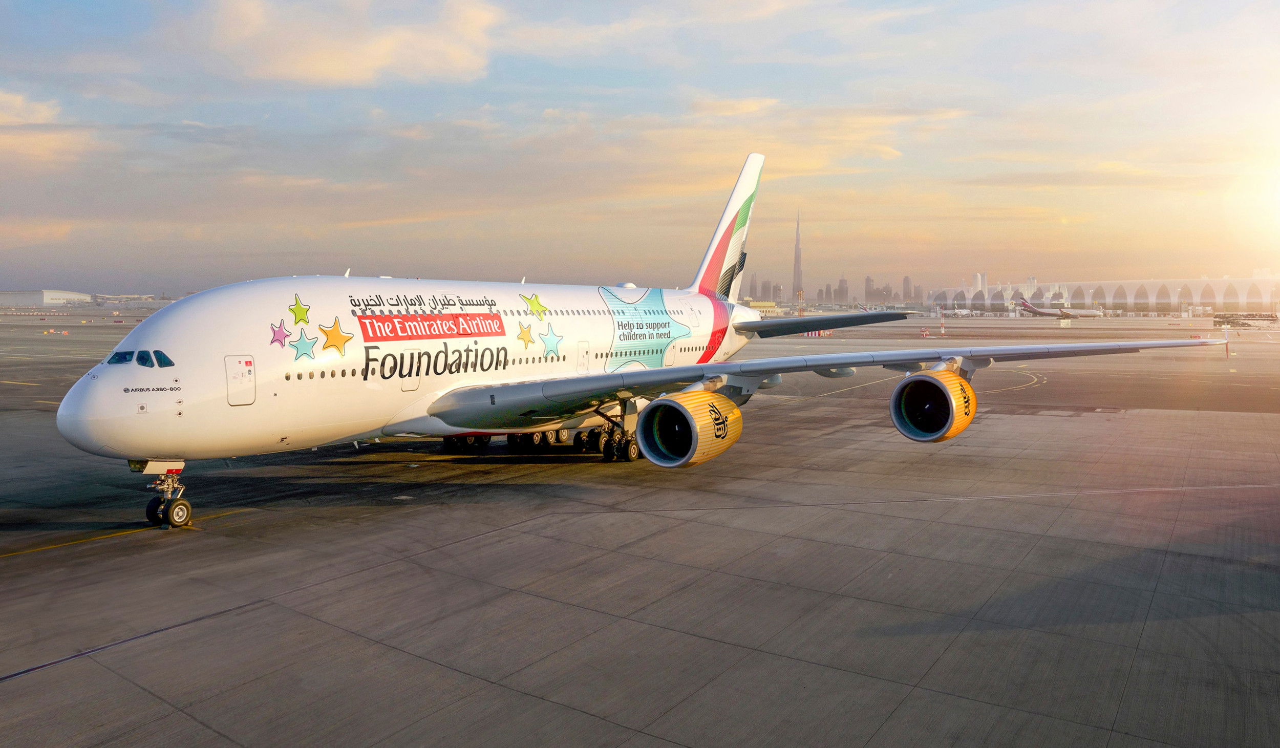 New Emirates Airbus A380 special scheme