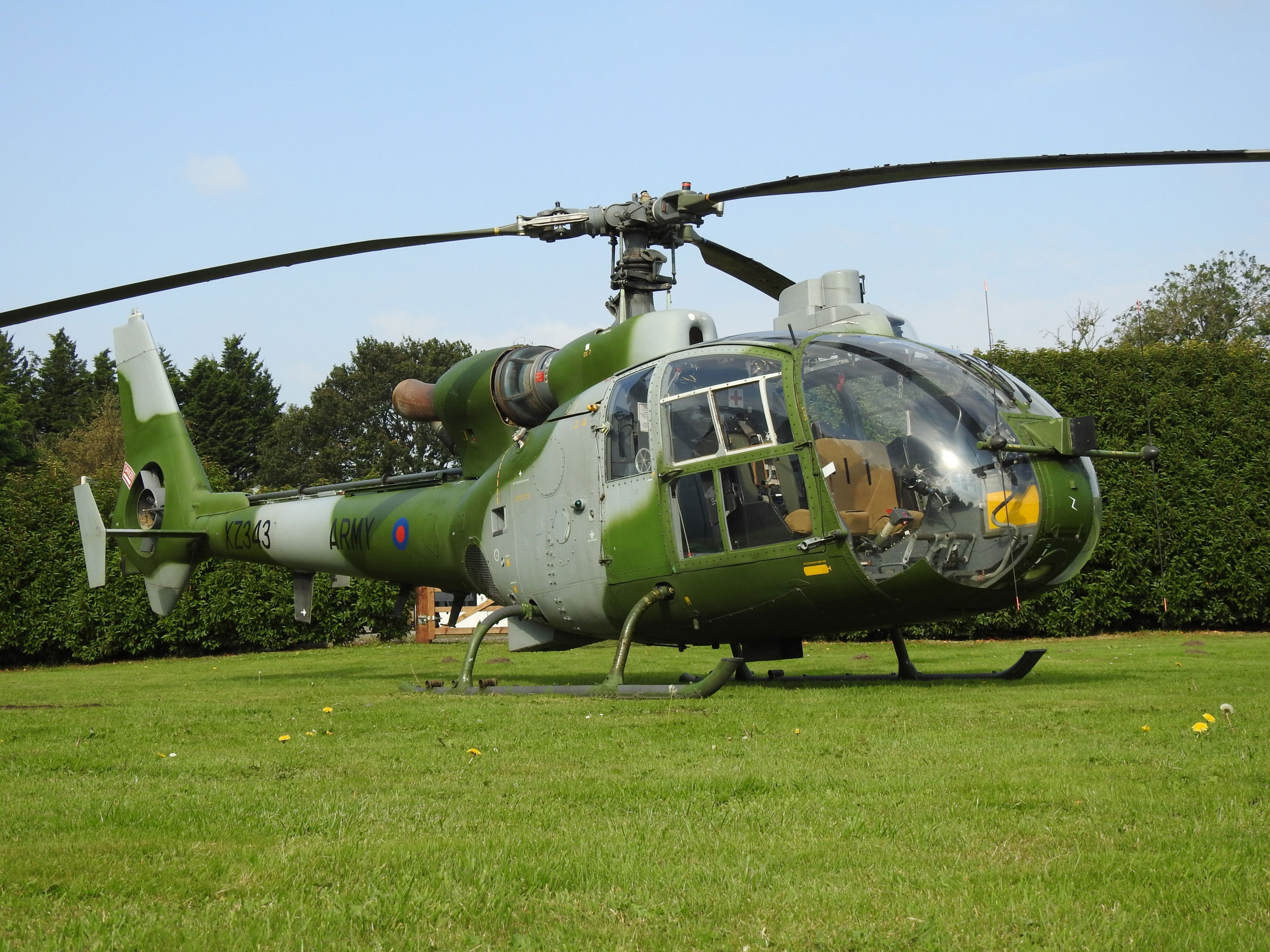 Army Air Corps Granby Gazelle restored