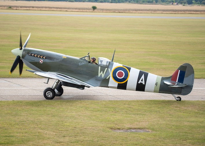 Suffolk Spitfire joins Polish Heritage Flight