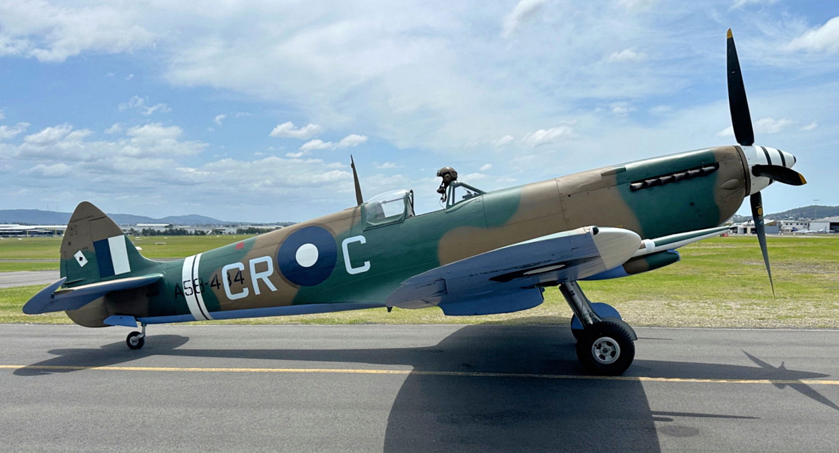 ‘Caldwell’ Spitfire flies in Australia