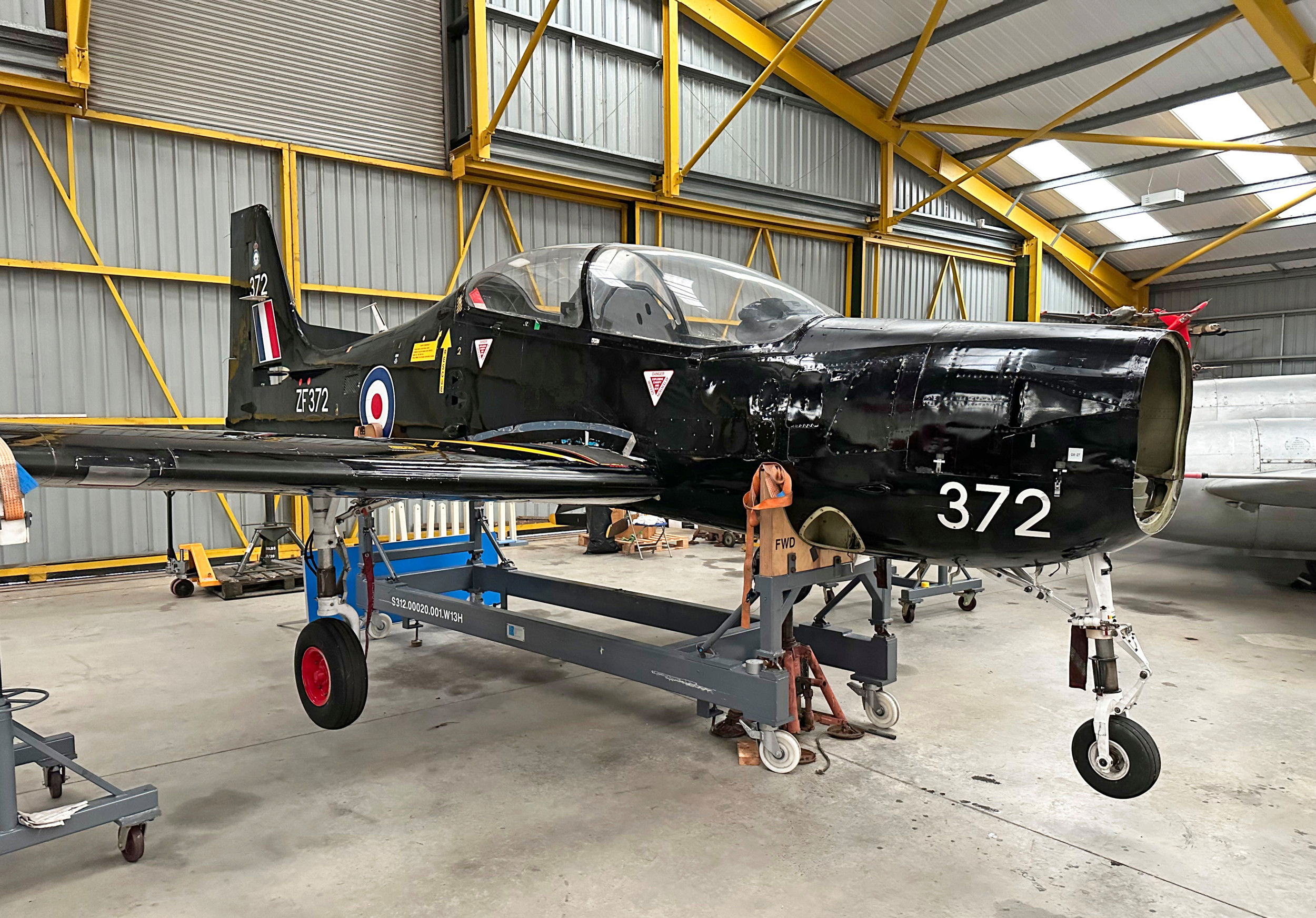 Tucano arrives at Newark Air Museum