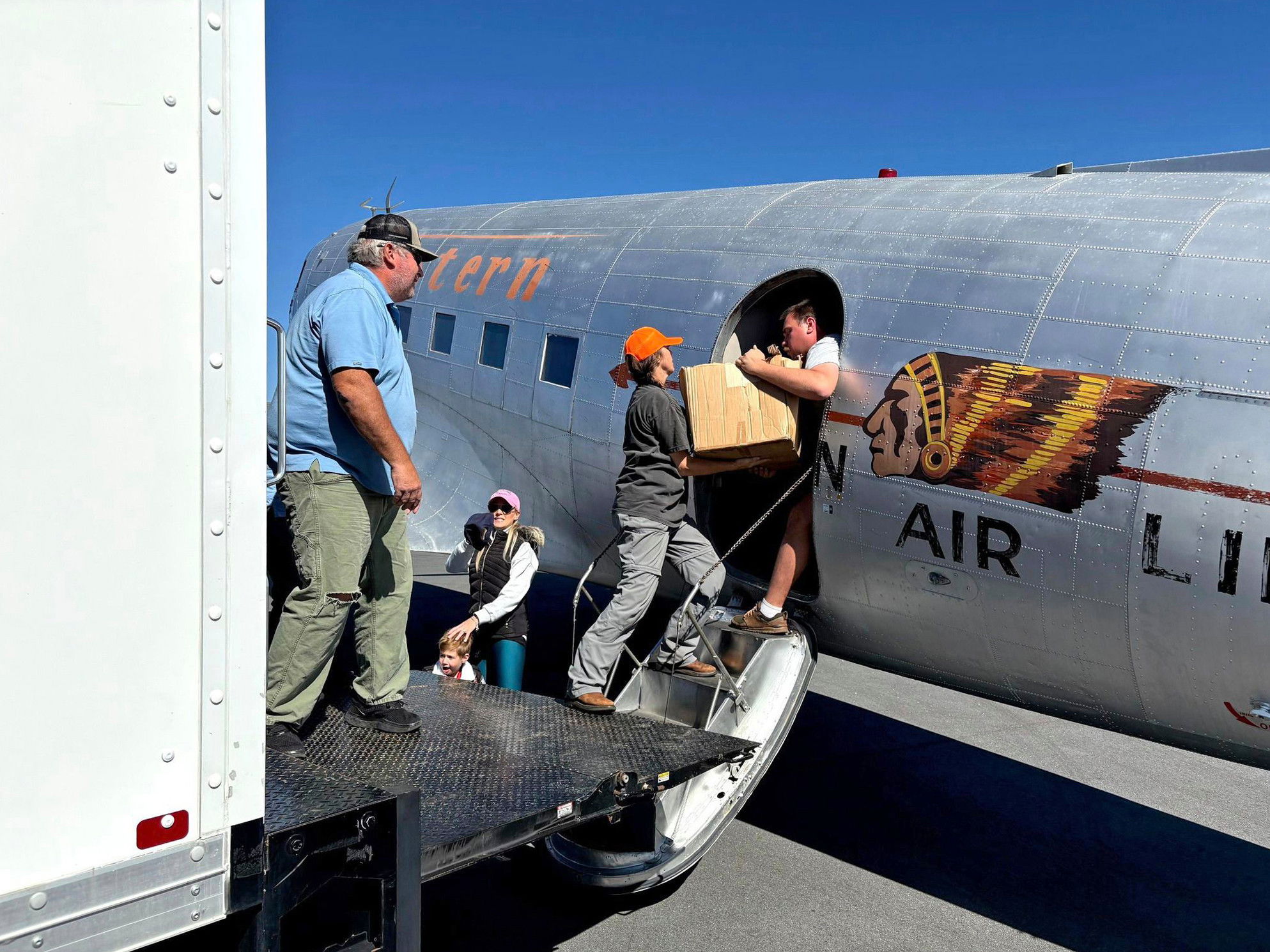 D-Day ‘Dak’ flies hurricane relief sorties