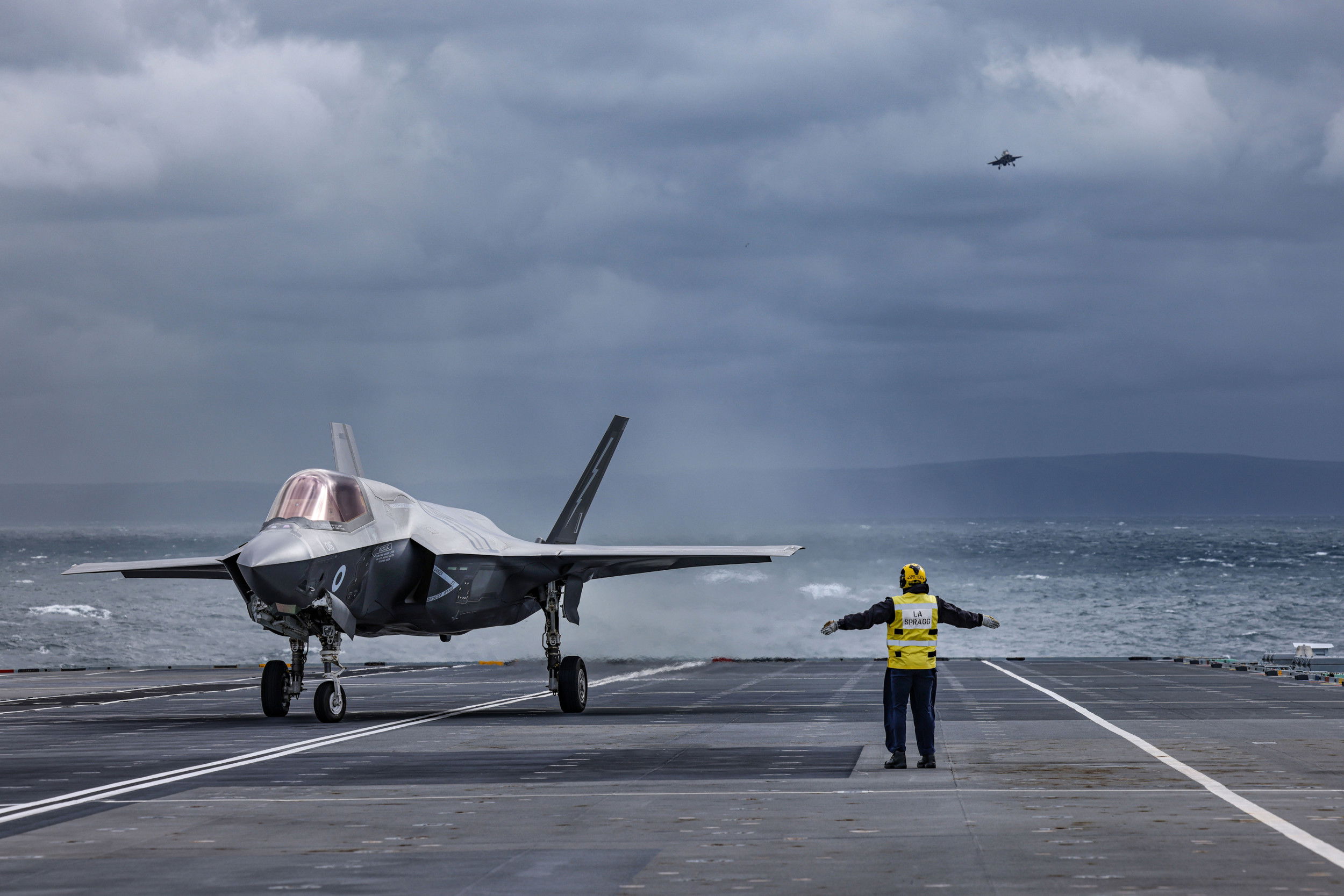 809 NAS F-35Bs fly from HMS Prince of Wales