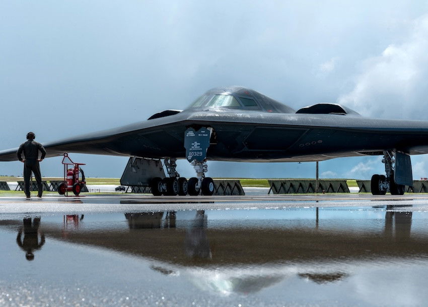 USAF B-2As on target against Houthi rebels