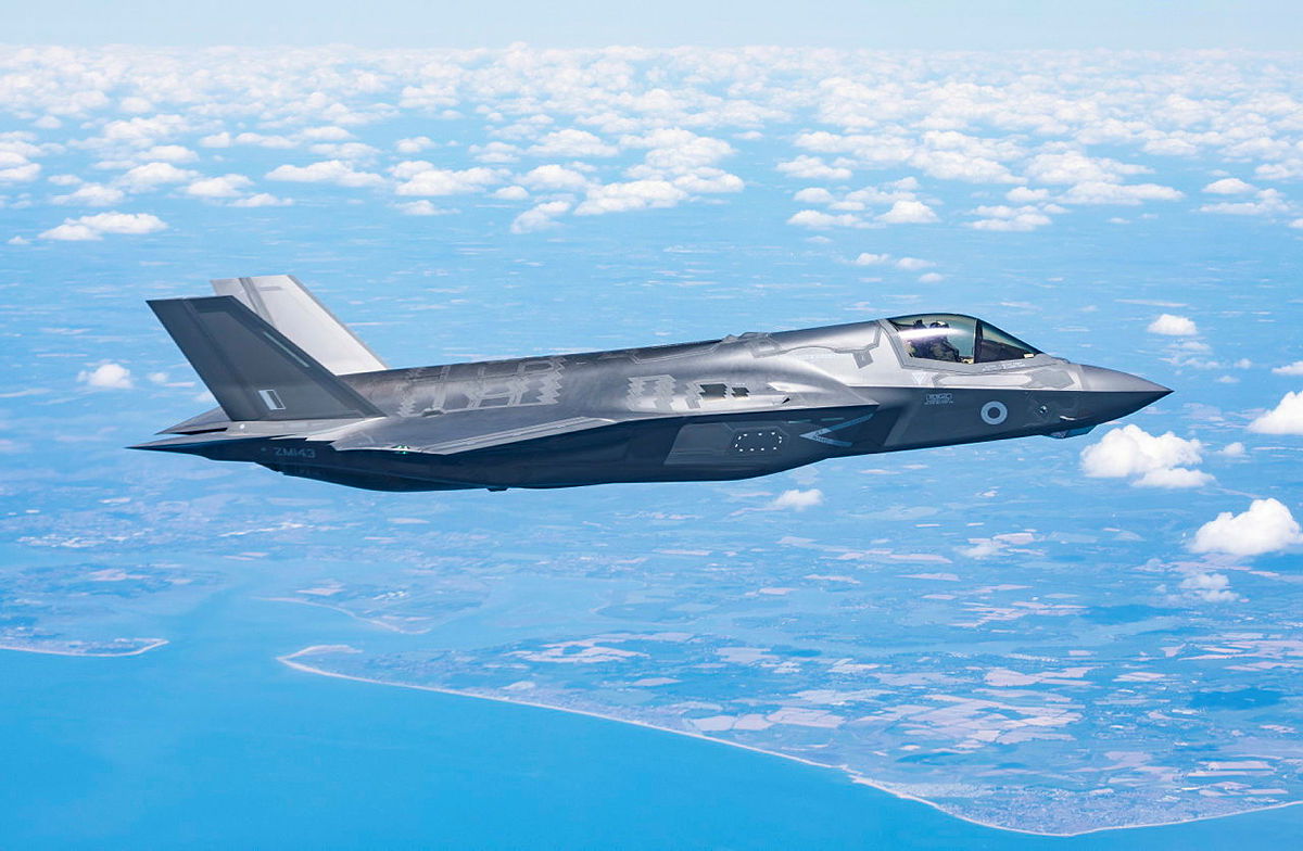 British F-35B crashes in the Mediterranean