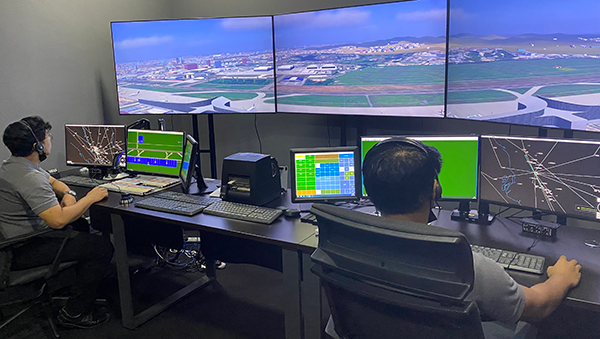 Micro Nav remote installation of ATC simulator in Malaysia