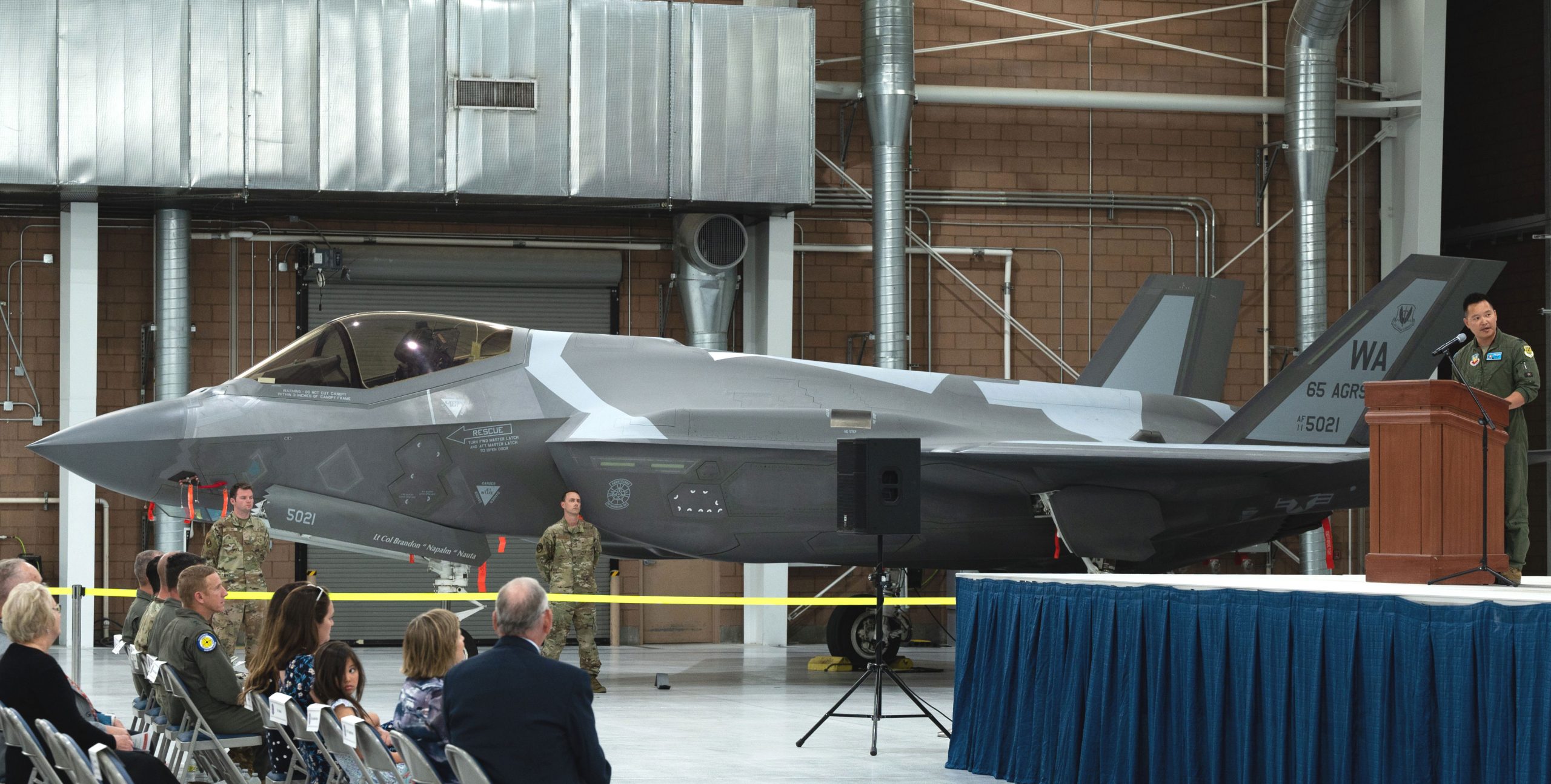 El 65º AGRS se reconforma con F-35A de tipo agresor