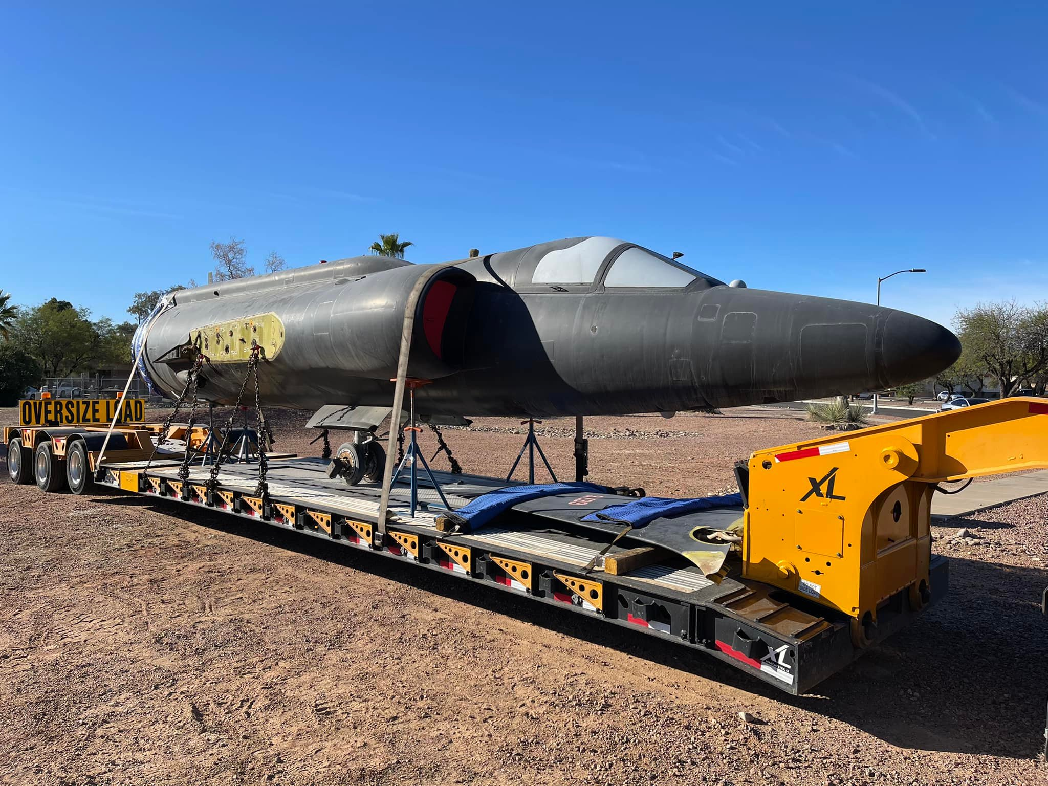El Lockheed U-2 Dragon Lady llega al Museo Aeroespacial de Hill
