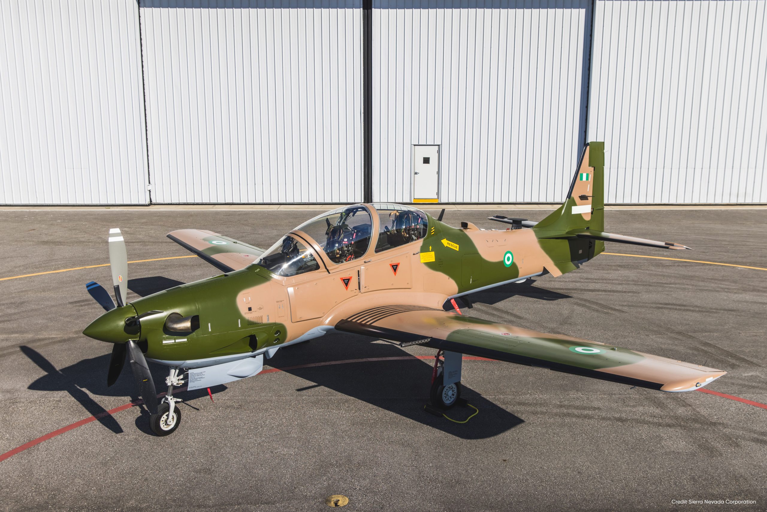 Nigerian A-29B delivery delayed in Iceland