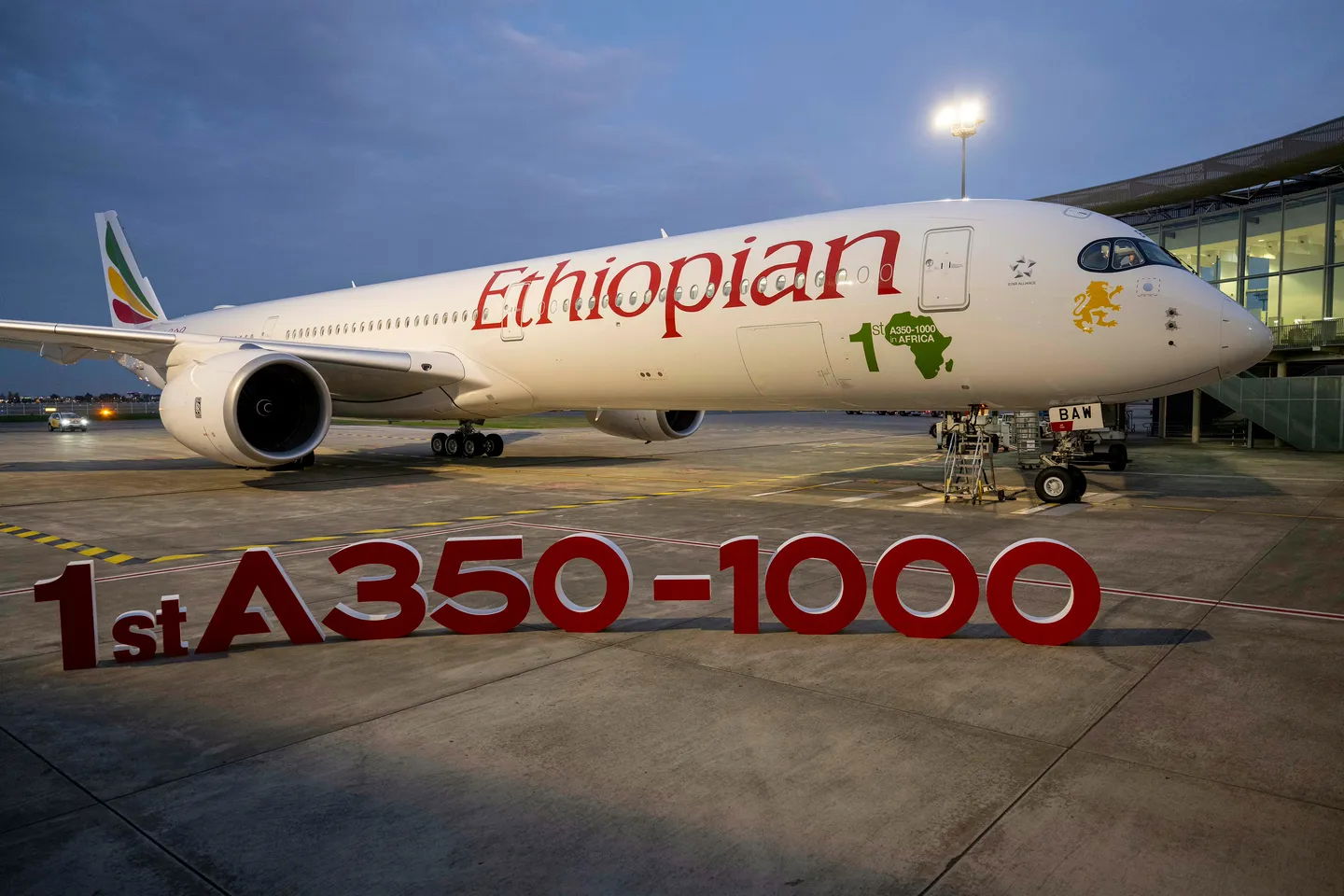 Ethiopian Airlines recibe el primer Airbus A350-1000 de África