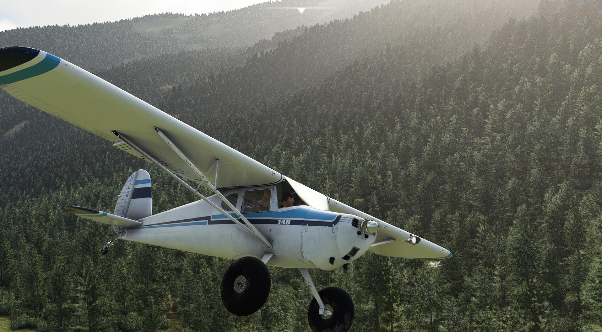 Cessna 140 Ready for Take-Off