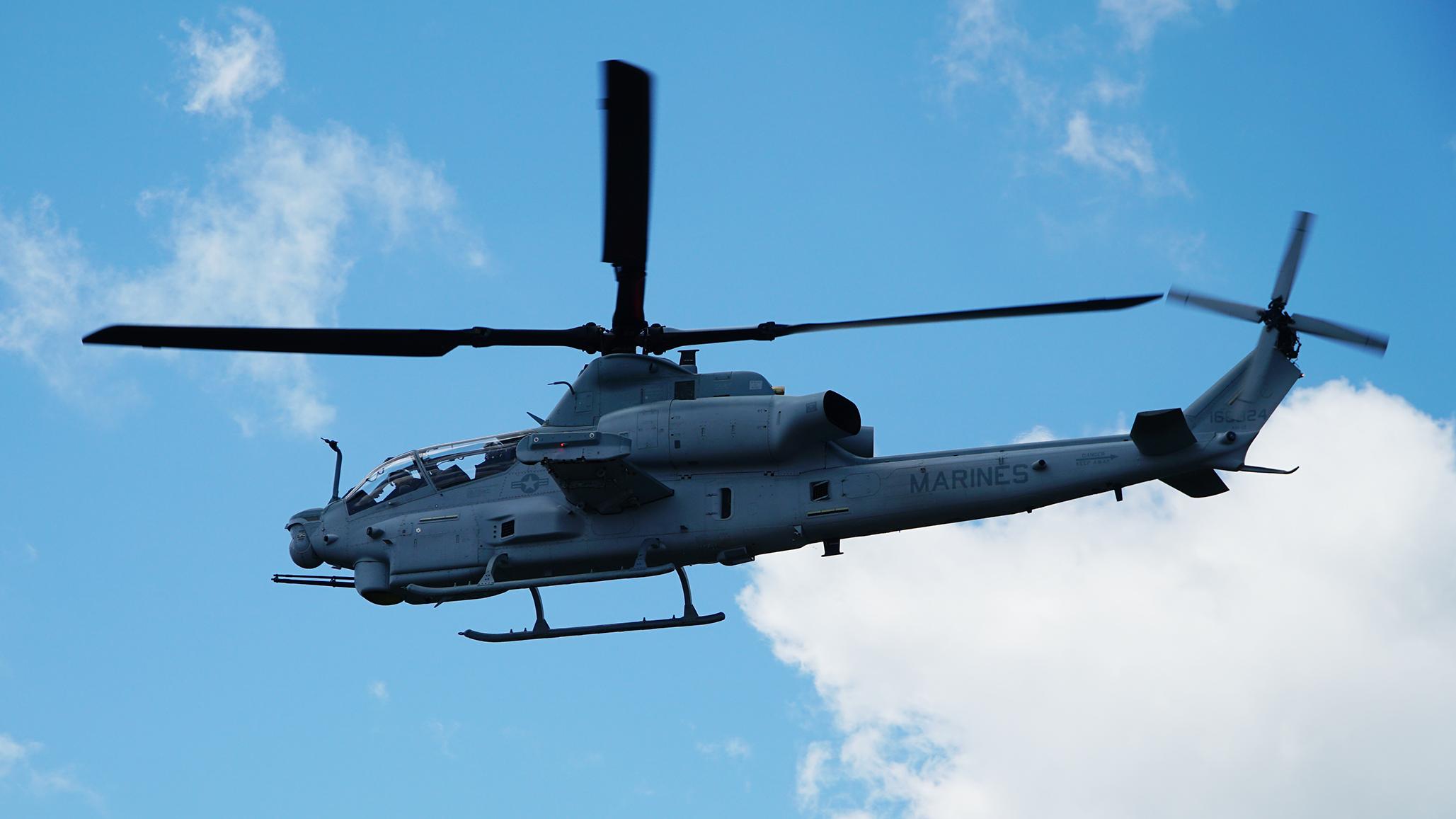 USMC completes first Link 16-configured AH-1Z flight