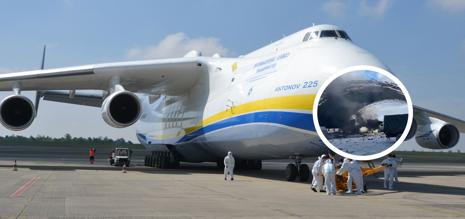 NOTICIA: Se publica un vídeo que muestra el Antonov An-225 destruido