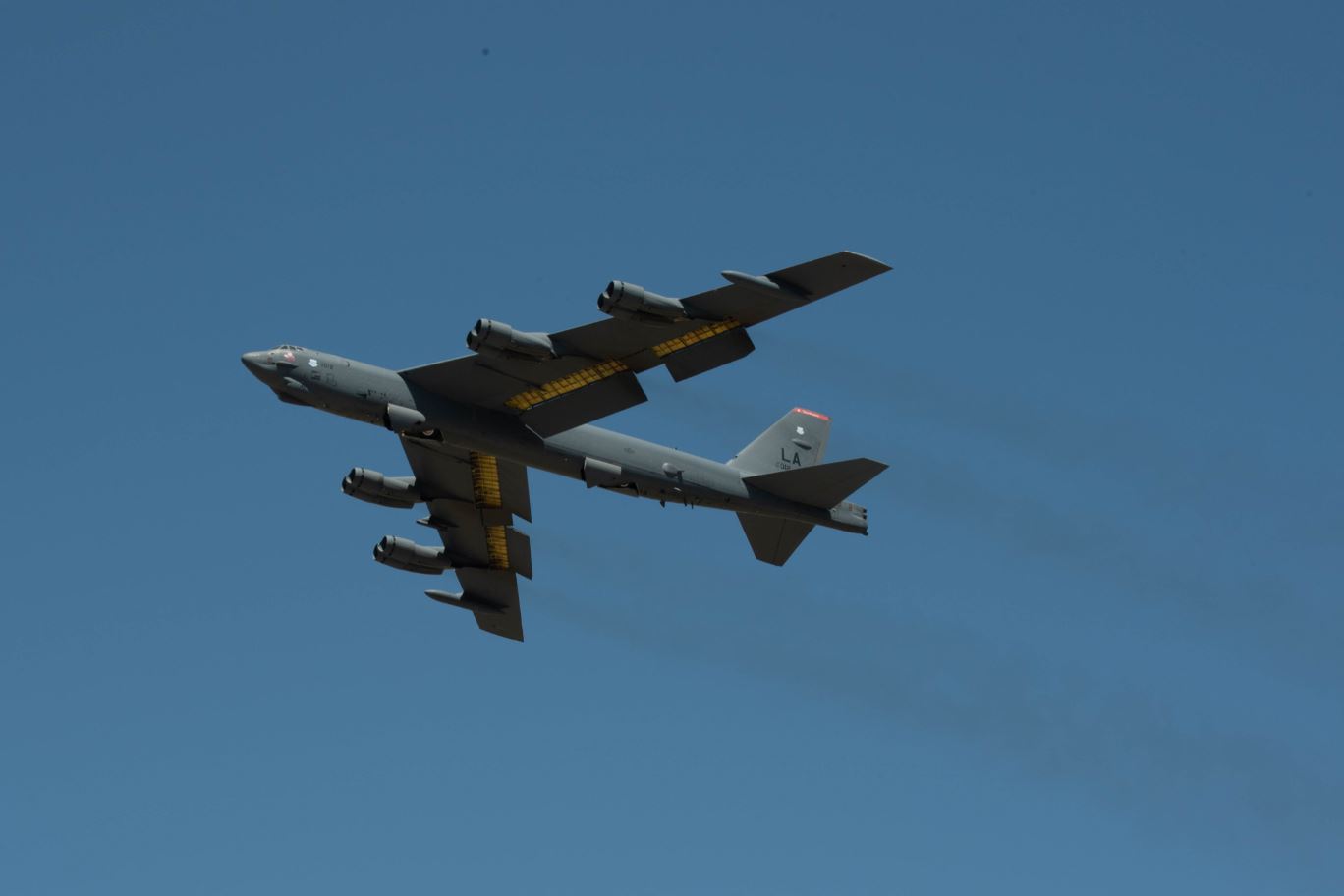 B-52H conducts target training over the Black Sea