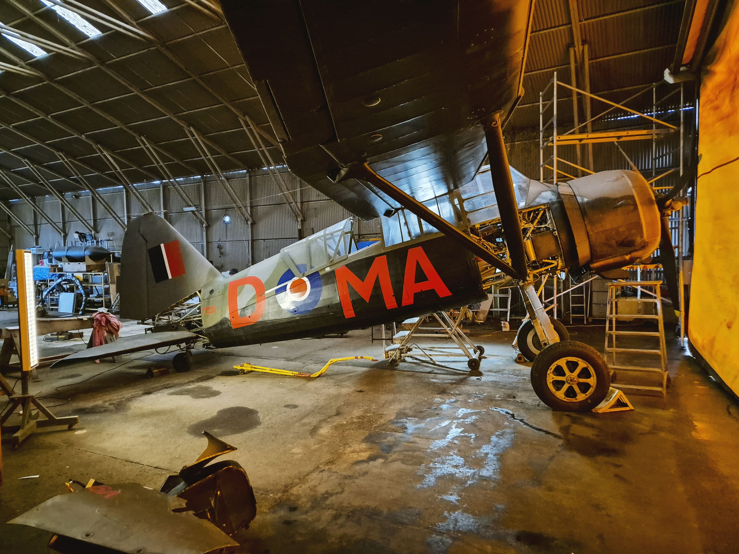 El belga Lysander rumbo al Reino Unido