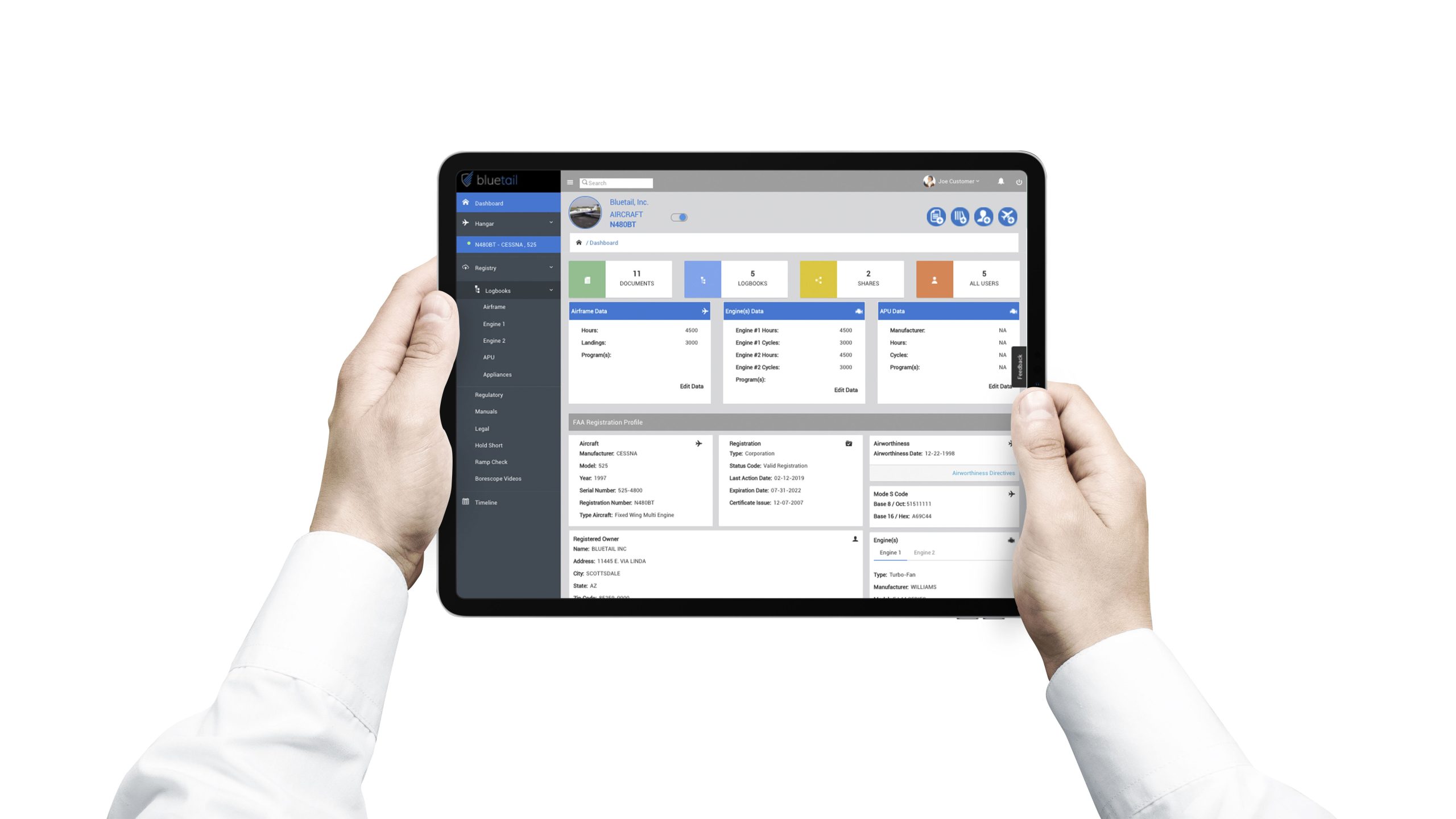 Bluetail impulsa la financiación de la gestión de registros de aeronaves
