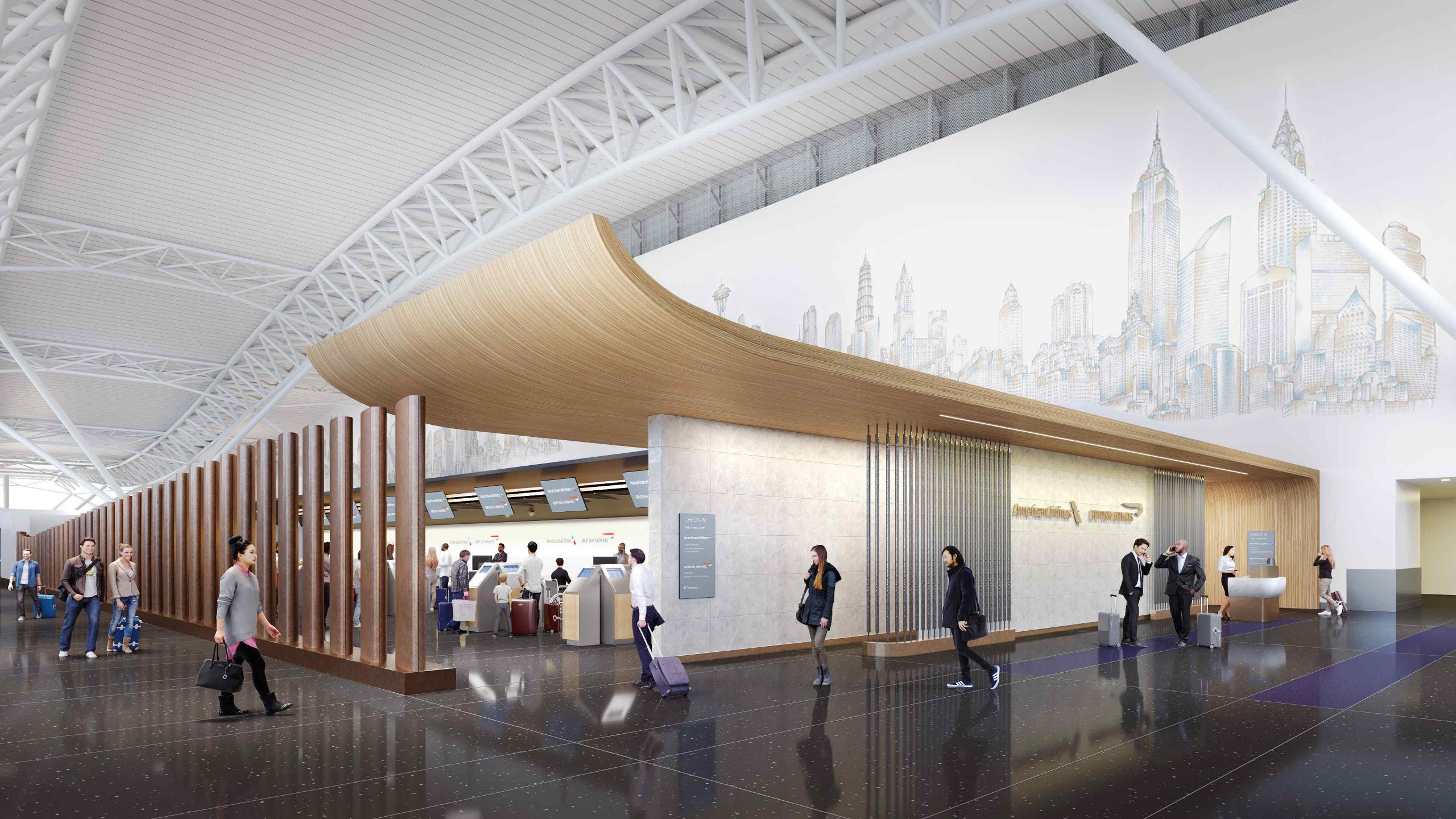 American and BA unveil JFK T8 plans