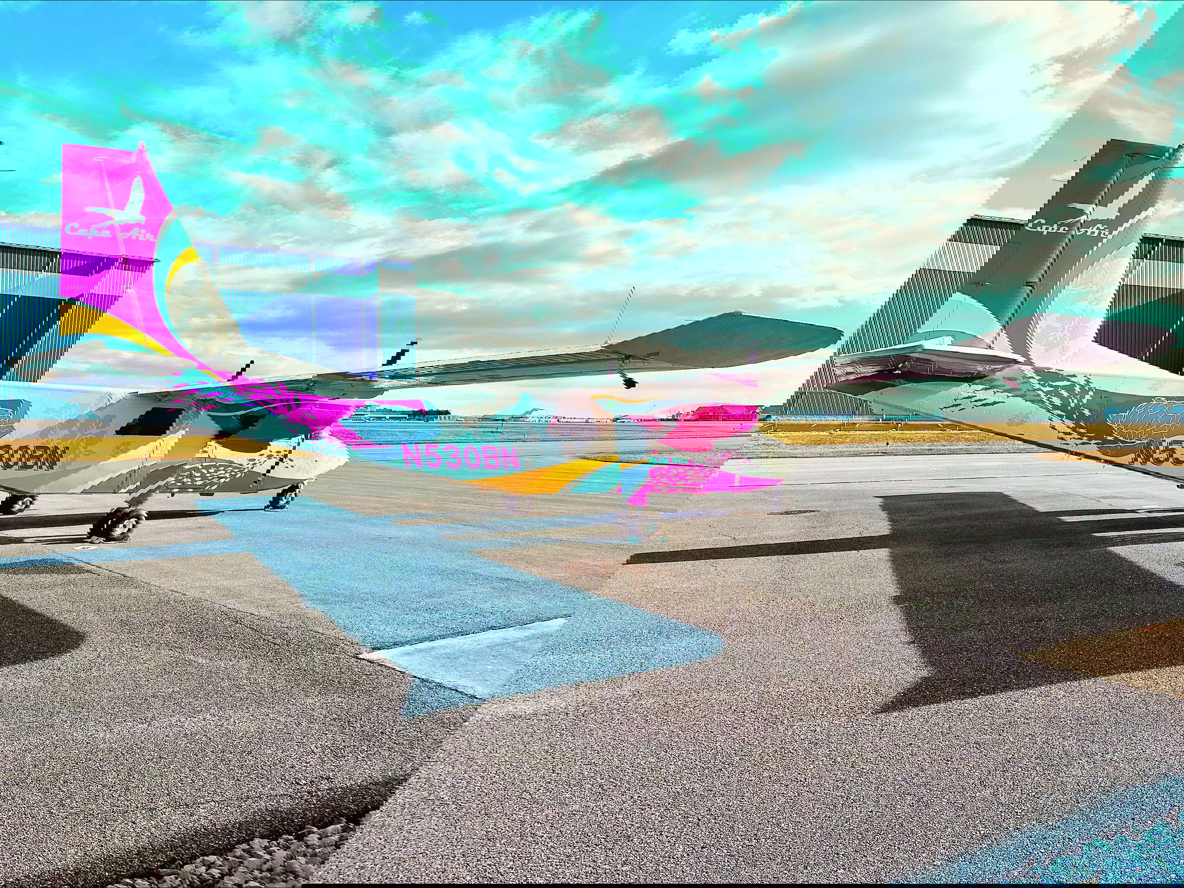 Esquema del aniversario de Cape Air Islander