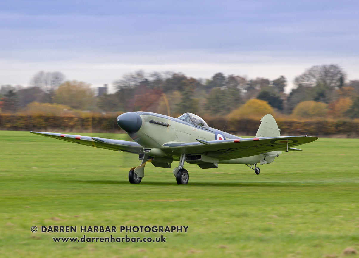 Seafire returns to the skies after work at Old Warden