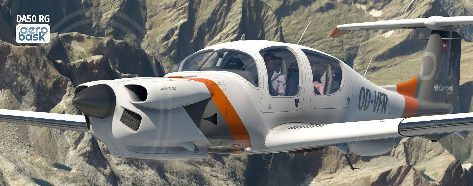 Diamond DA50 RG Ready for Take-Off