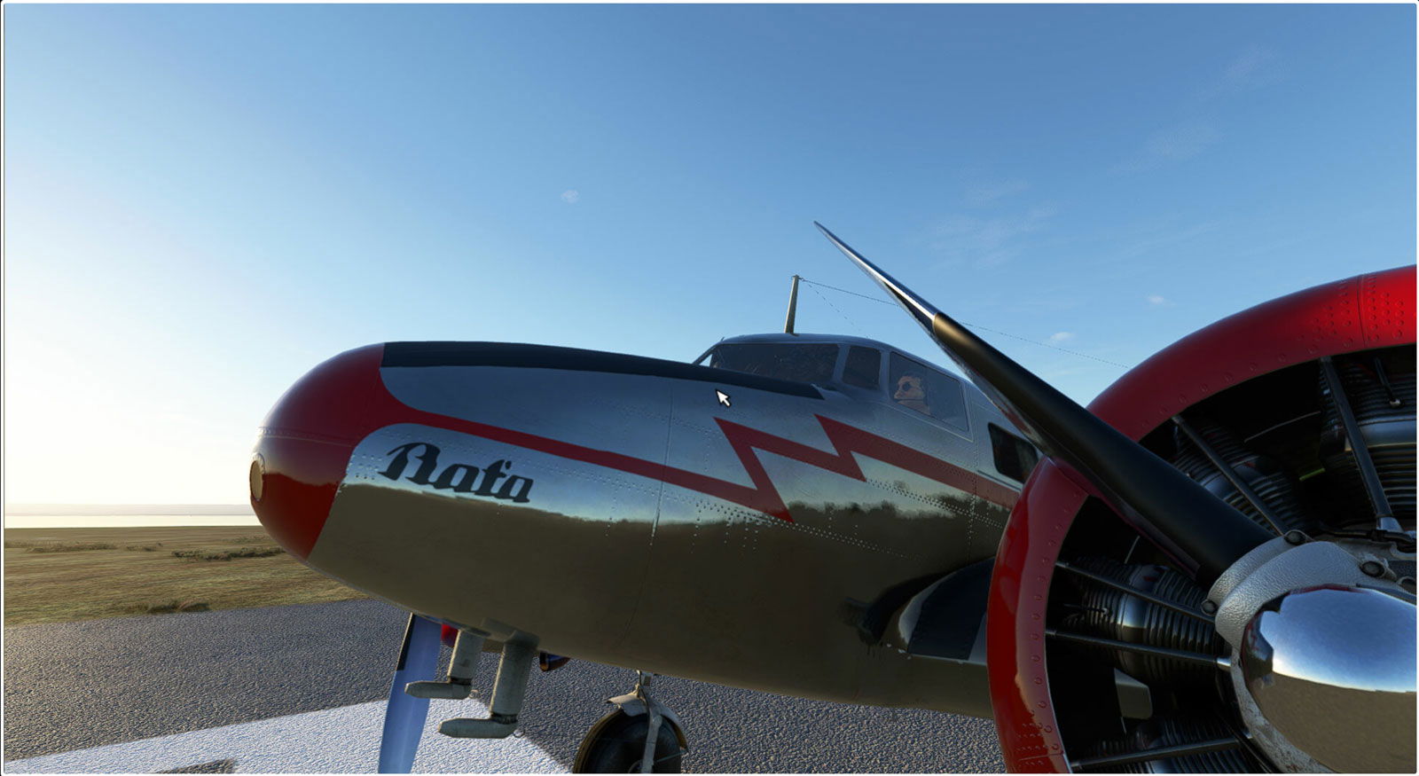 Electra 10-A Ready for Take-Off