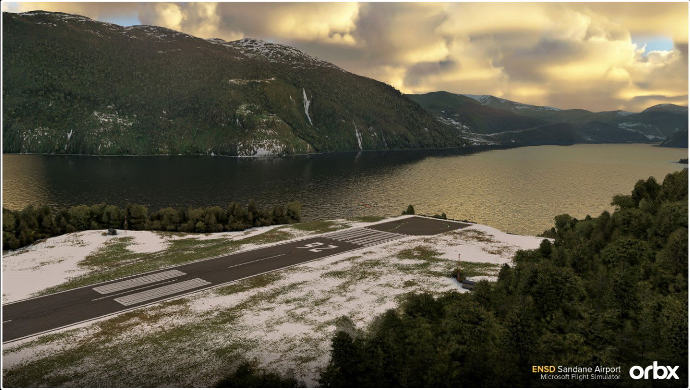 Lanzamiento del aeropuerto de Sandane para Microsoft Flight Simulator