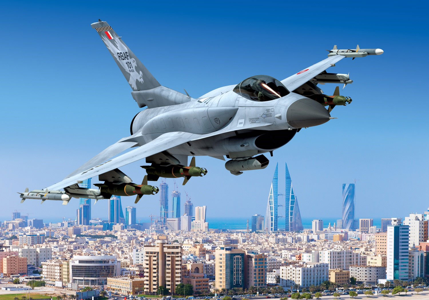 Bahrain to receive simulators for new F-16 fleet