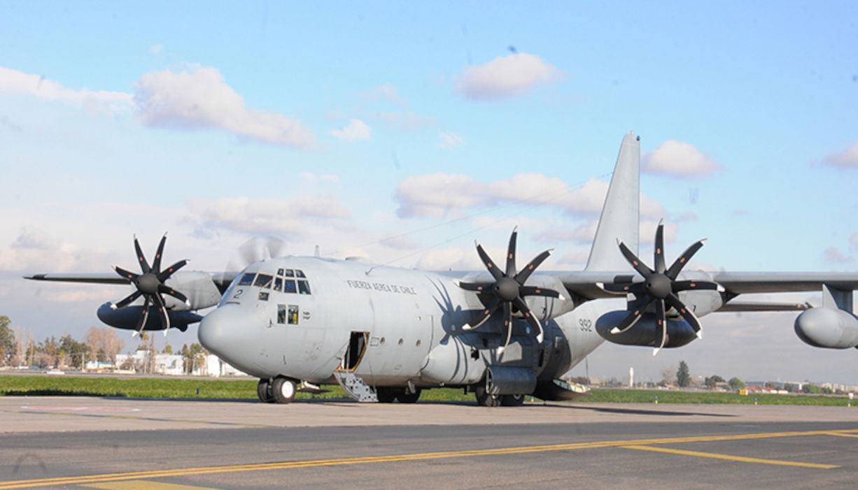 KC-130R chileno equipado con nuevos puntales NP2000