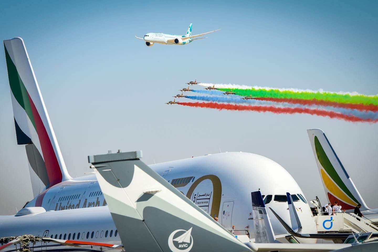 Los momentos clave del Salón Aeronáutico de Dubai que debe conocer