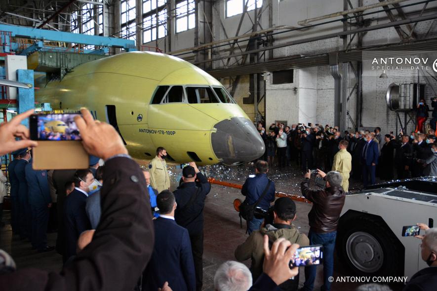 Antonov assembles first An-178 fuselage for Ukraine