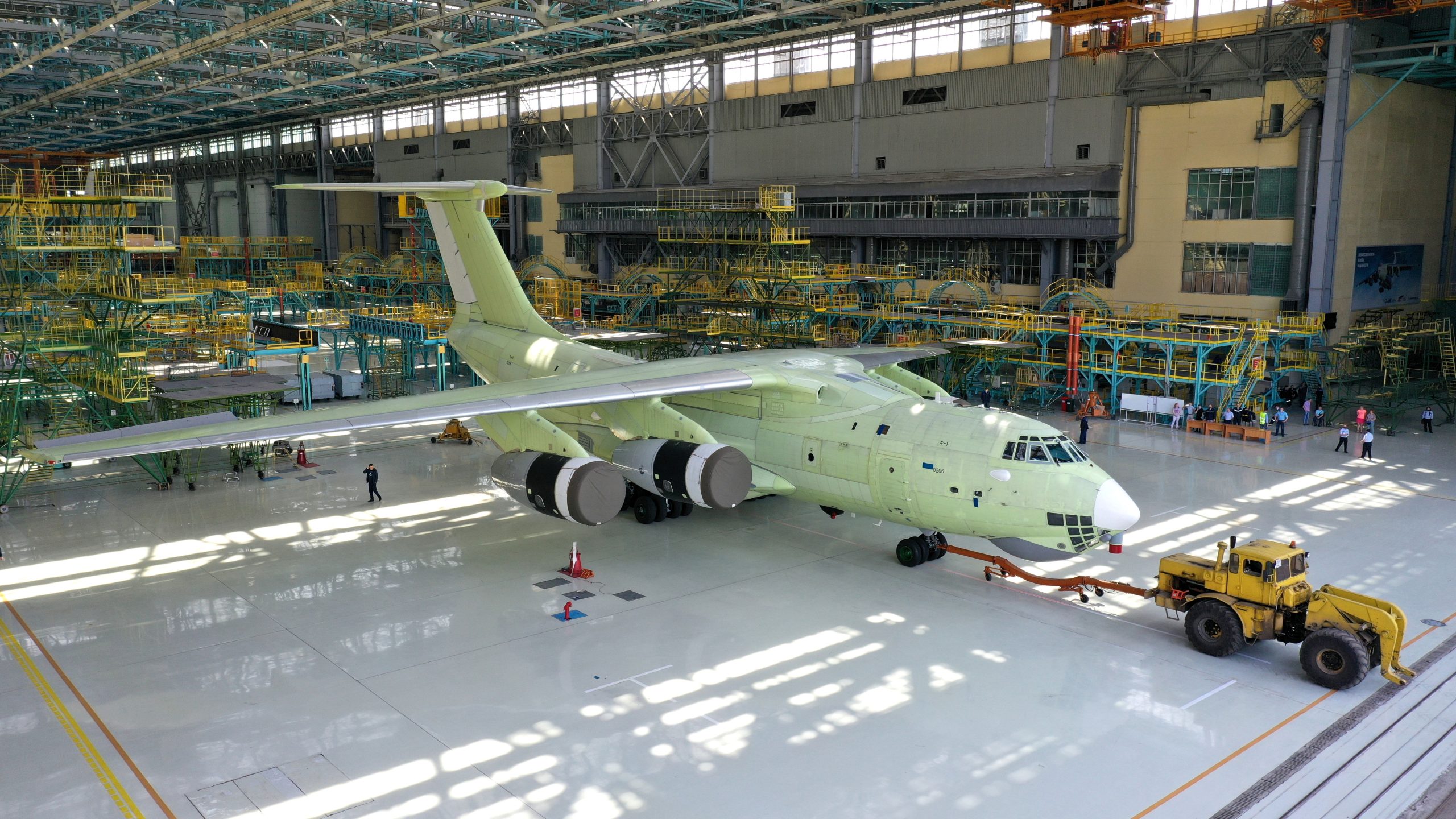 First Il-76MD-90A rolls off new production line