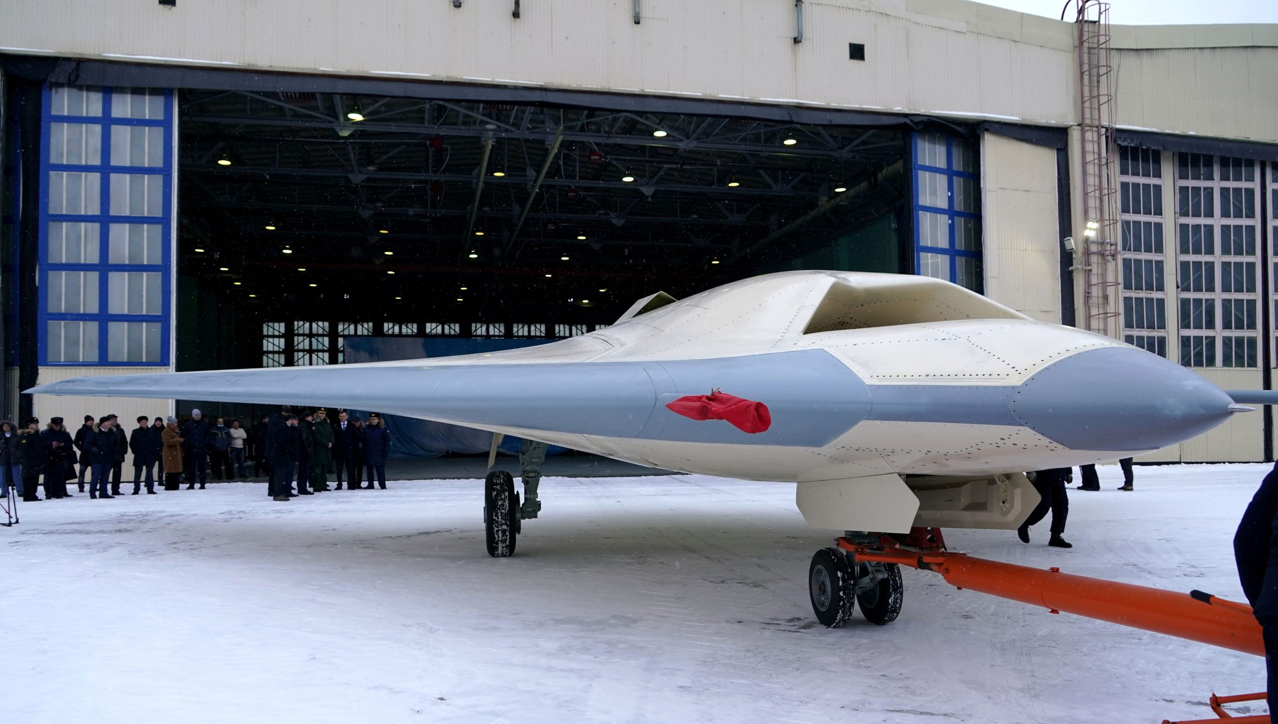 Russia rolls out stealthier Sukhoi S-70 Okhotnik combat UAV
