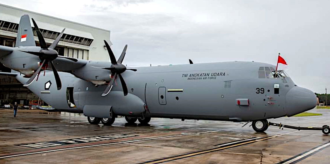 Indonesia's first C-130J-30 Super Hercules rolled out