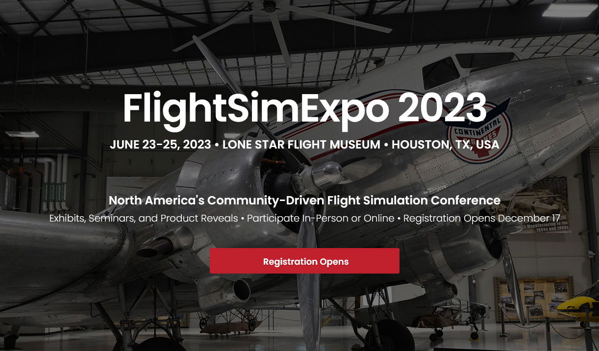 FlightSimExpo 2023 Registration Begins December 17