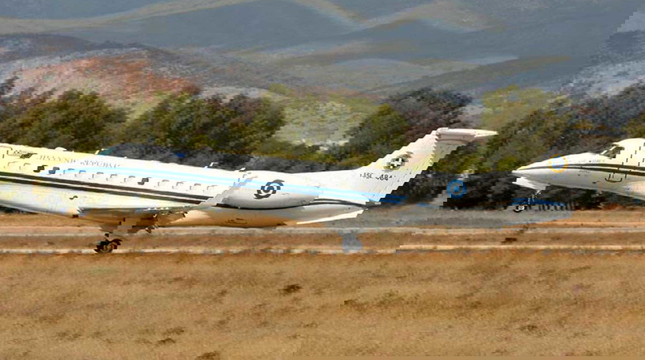 Greece donates ERJ135 to Cyprus