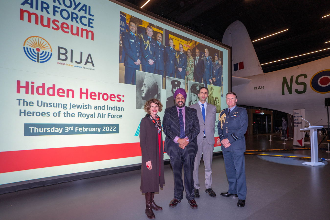 RAF Museum celebrates Jewish and Indian Hidden Heroes