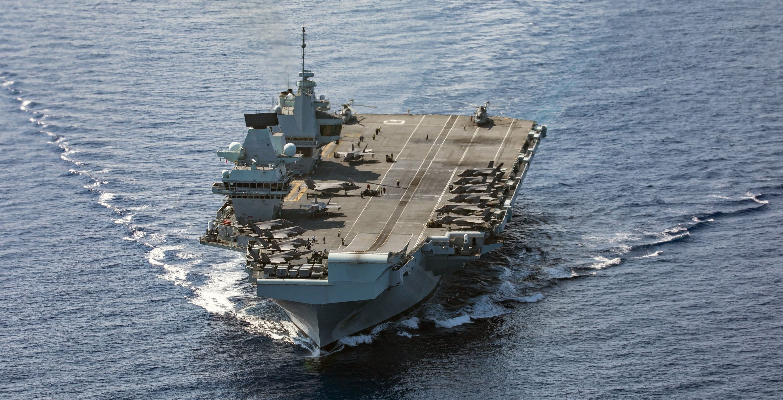 EXCLUSIVE: HMS Queen Elizabeth’s Commander Air Wing talks from the Philippine Sea