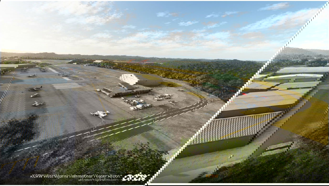 Yeager Airport for Microsoft Flight Simulator Released