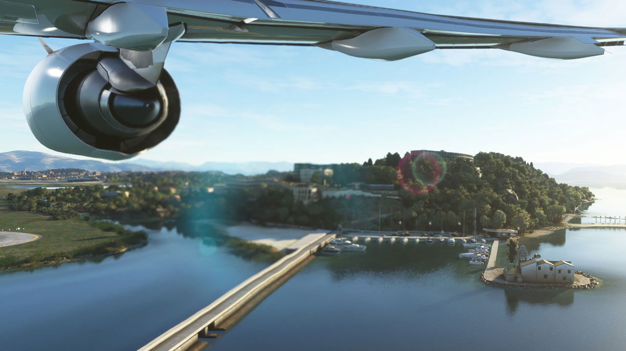 Lanzamiento de Corfú para Microsoft Flight Simulator