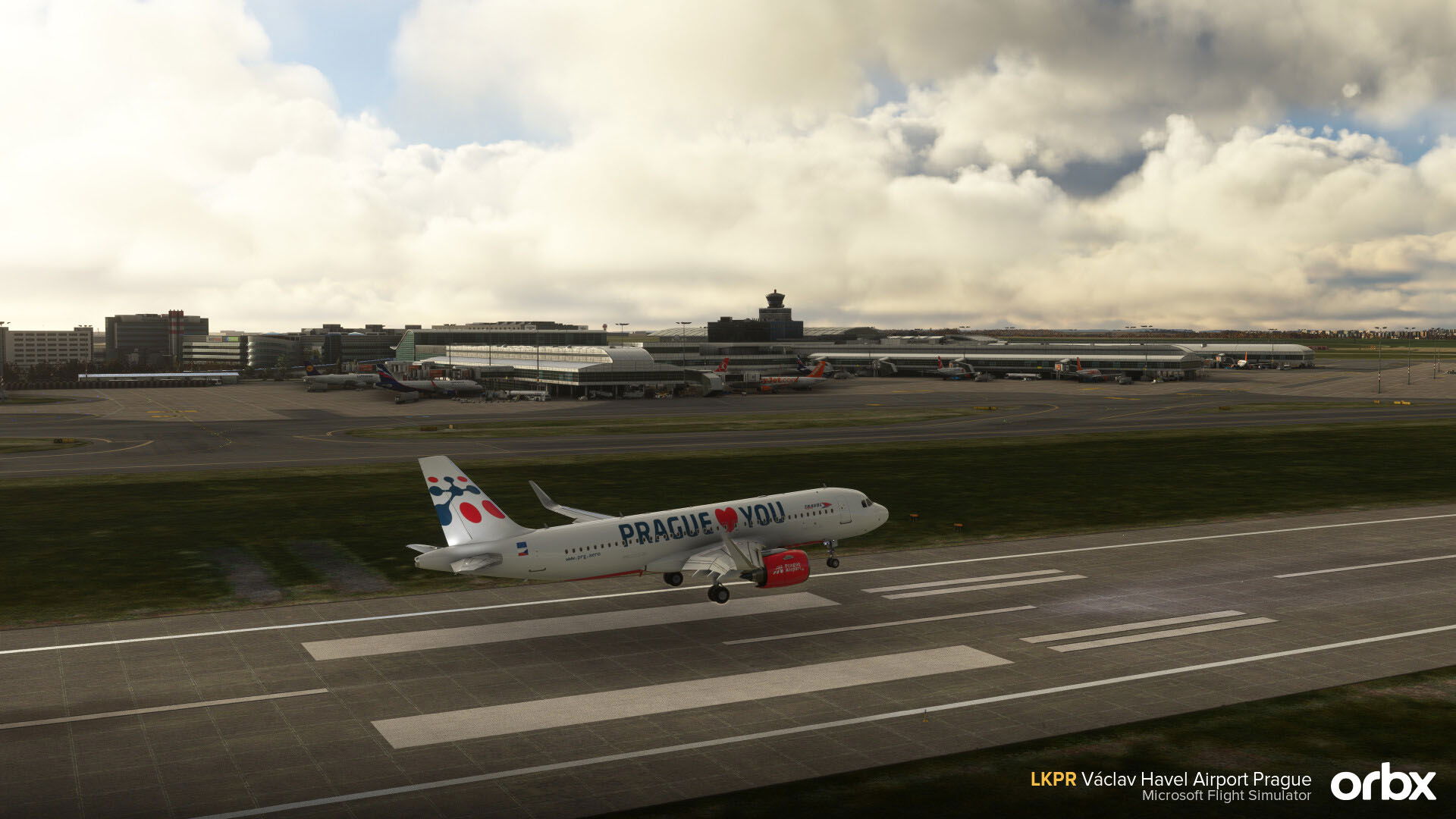 Praga para Microsoft Flight Simulator en desarrollo
