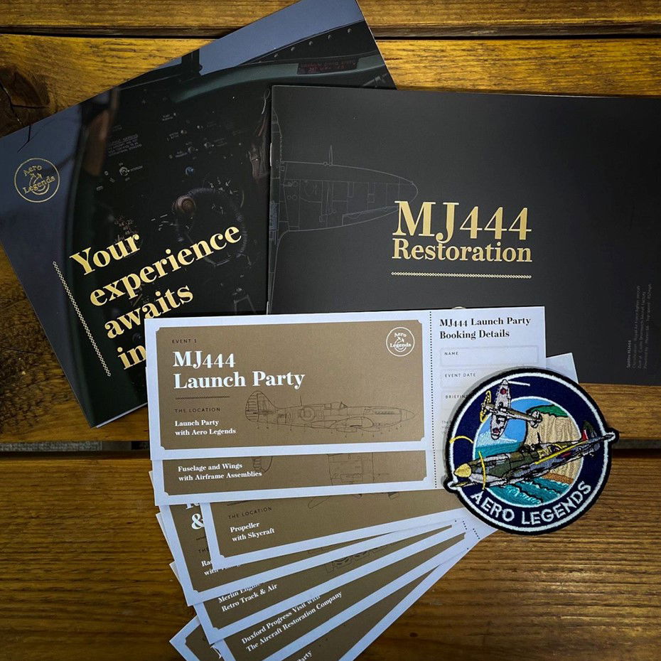 Participa en la nueva restauración del Spitfire de Aero Legends