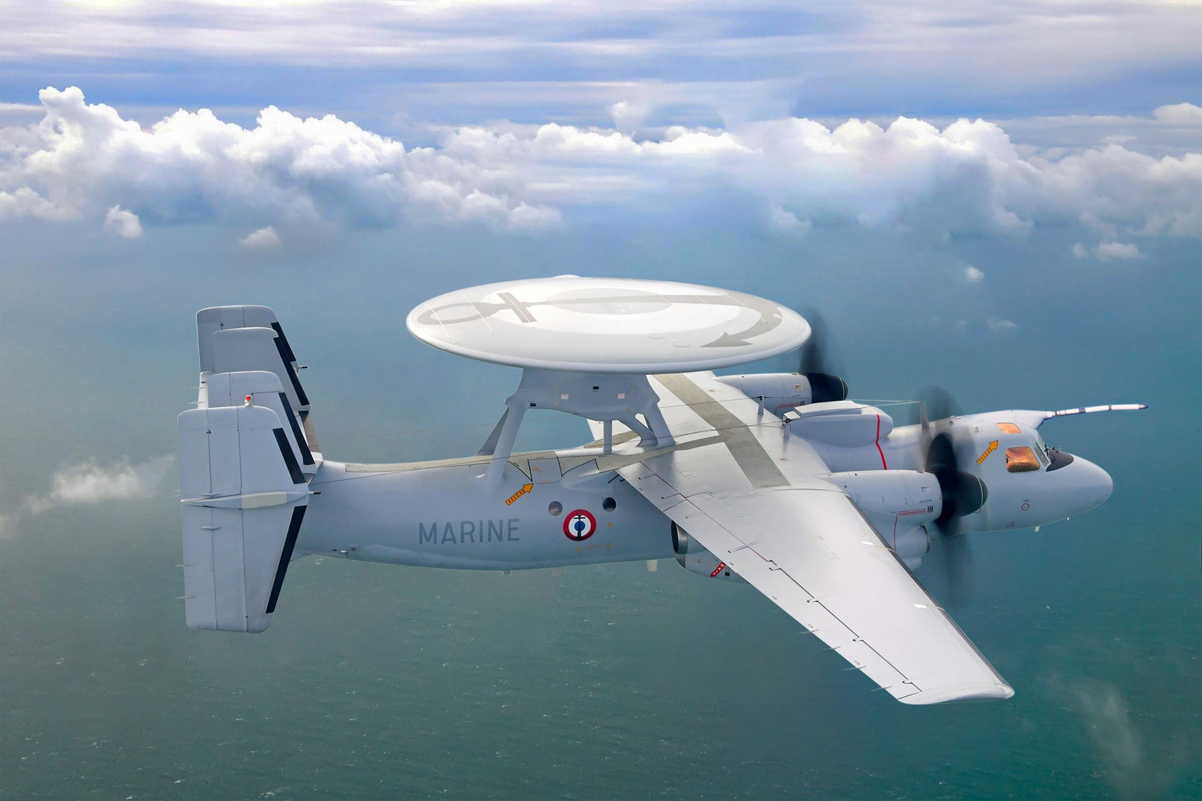 Primer E-2D Advanced Hawkeye en producción para Francia