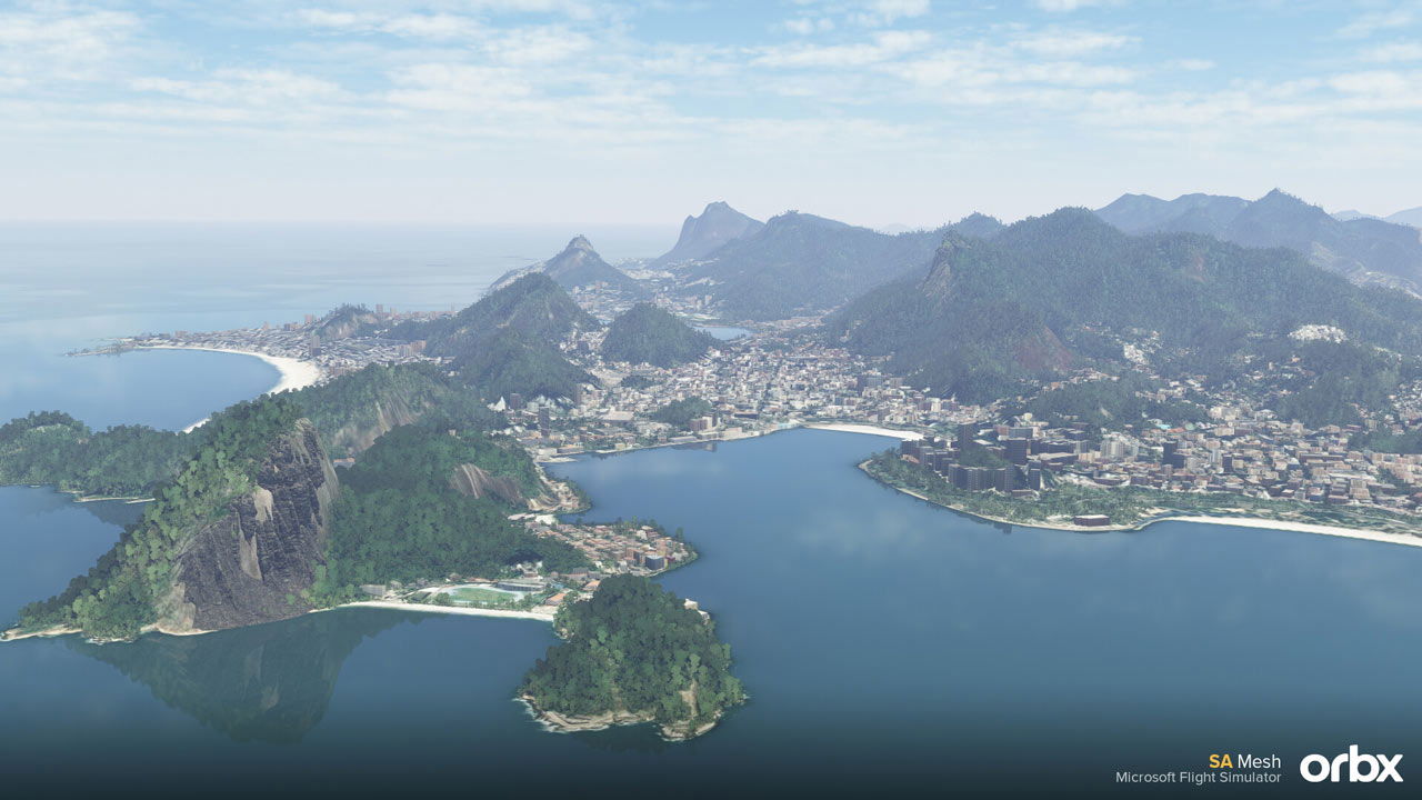 Malla de América del Sur para Microsoft Flight Simulator