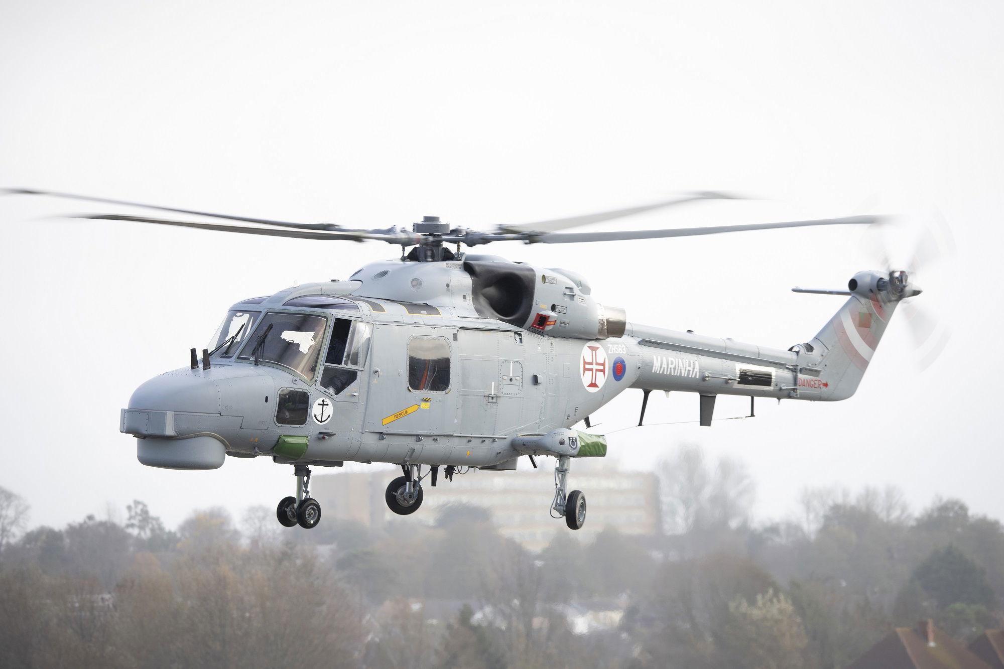 La Marina portuguesa recibe el primer Lynx Mk95A mejorado