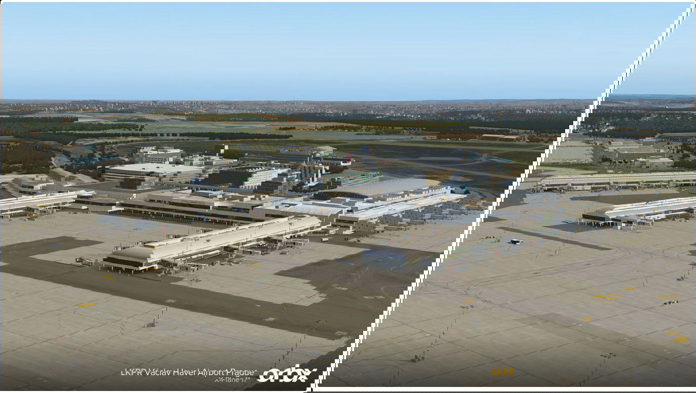 Lanzamiento del aeropuerto de Praga para X-Plane