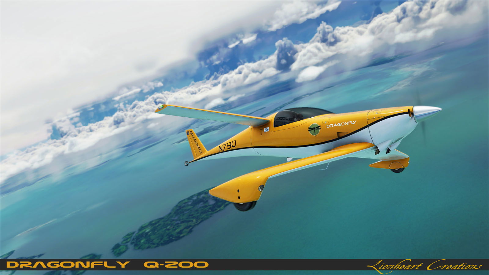 El Quickie Q200 vuela en el MSFS